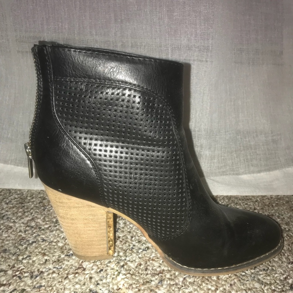 Call it spring Black Bootie